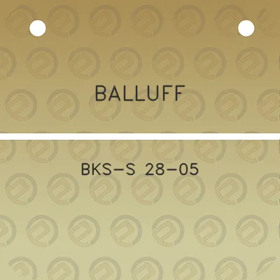 balluff-bks-s-28-05