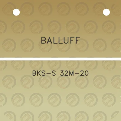 balluff-bks-s-32m-20