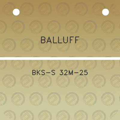 balluff-bks-s-32m-25