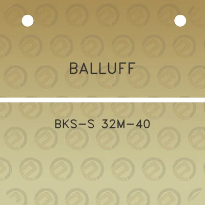 balluff-bks-s-32m-40