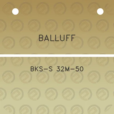 balluff-bks-s-32m-50