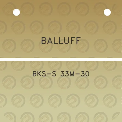 balluff-bks-s-33m-30