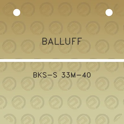 balluff-bks-s-33m-40