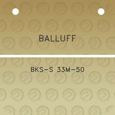 balluff-bks-s-33m-50