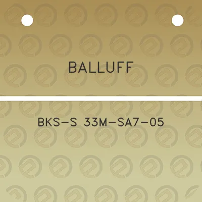 balluff-bks-s-33m-sa7-05