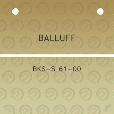 balluff-bks-s-61-00