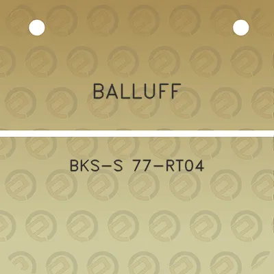 balluff-bks-s-77-rt04