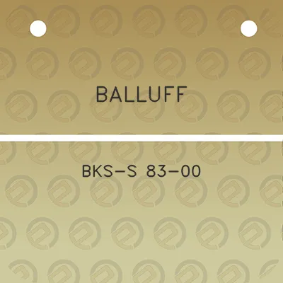 balluff-bks-s-83-00