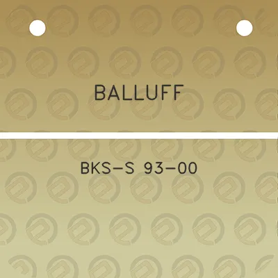 balluff-bks-s-93-00