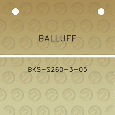 balluff-bks-s260-3-05