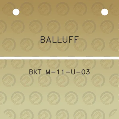 balluff-bkt-m-11-u-03