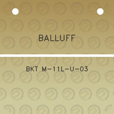 balluff-bkt-m-11l-u-03