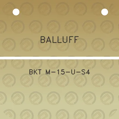 balluff-bkt-m-15-u-s4