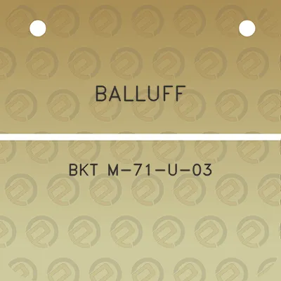 balluff-bkt-m-71-u-03