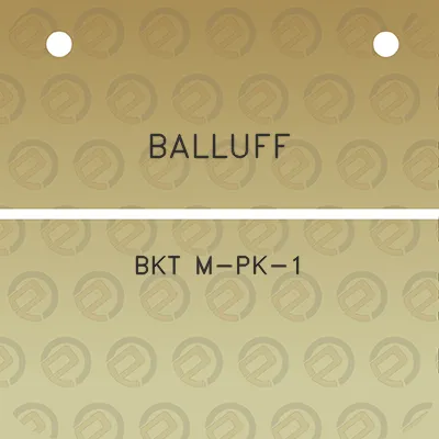 balluff-bkt-m-pk-1