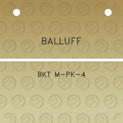 balluff-bkt-m-pk-4