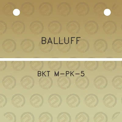 balluff-bkt-m-pk-5