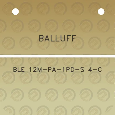 balluff-ble-12m-pa-1pd-s-4-c