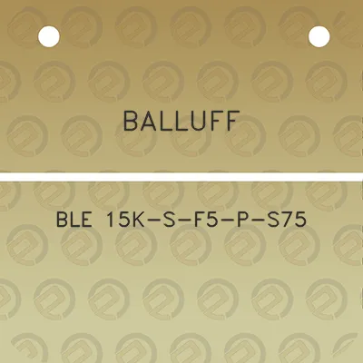 balluff-ble-15k-s-f5-p-s75