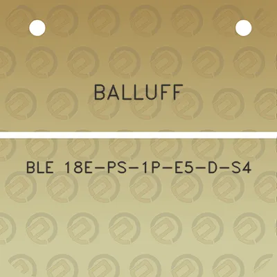 balluff-ble-18e-ps-1p-e5-d-s4