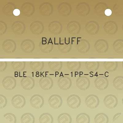 balluff-ble-18kf-pa-1pp-s4-c