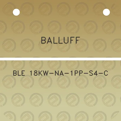 balluff-ble-18kw-na-1pp-s4-c