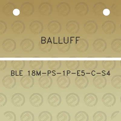 balluff-ble-18m-ps-1p-e5-c-s4