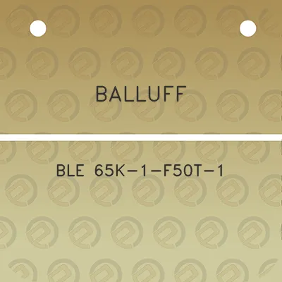 balluff-ble-65k-1-f50t-1