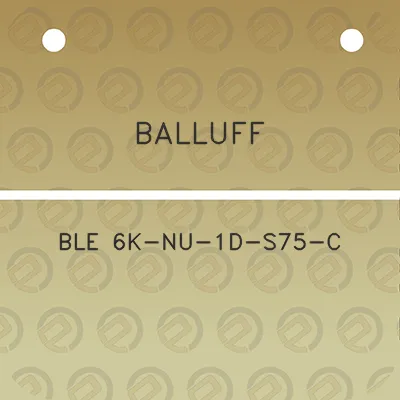 balluff-ble-6k-nu-1d-s75-c