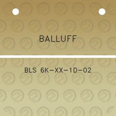 balluff-bls-6k-xx-1d-02