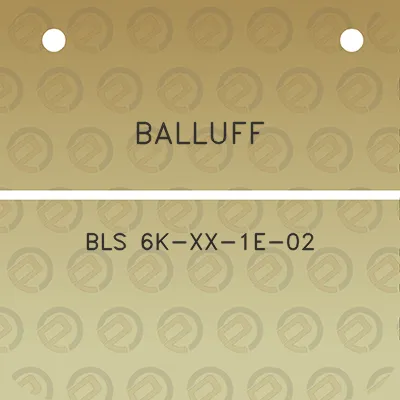 balluff-bls-6k-xx-1e-02