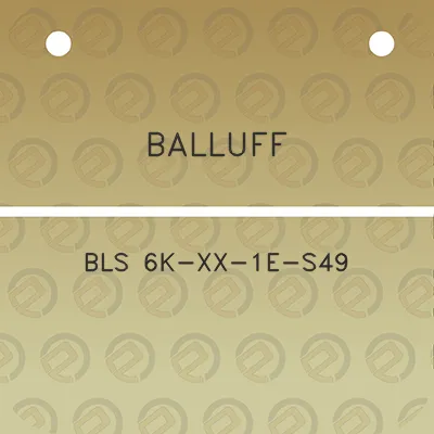 balluff-bls-6k-xx-1e-s49