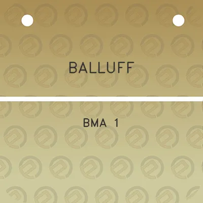 balluff-bma-1