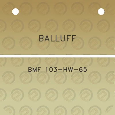 balluff-bmf-103-hw-65