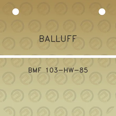 balluff-bmf-103-hw-85