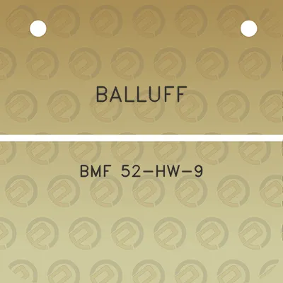 balluff-bmf-52-hw-9