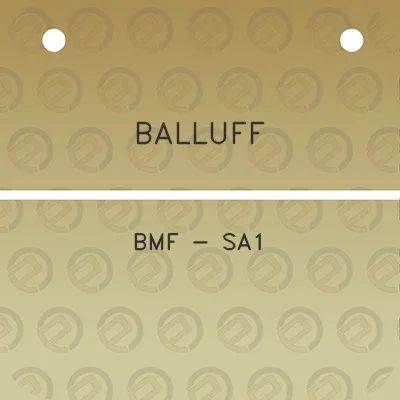 balluff-bmf-sa1