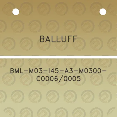 balluff-bml-m03-i45-a3-m0300-c00060005