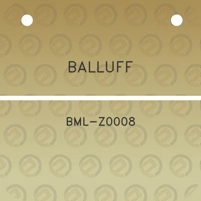 balluff-bml-z0008