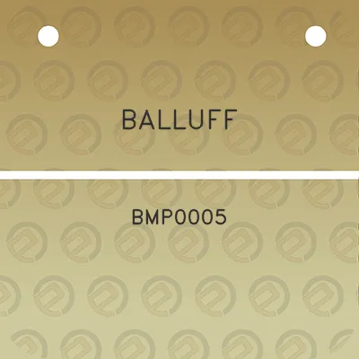 balluff-bmp0005