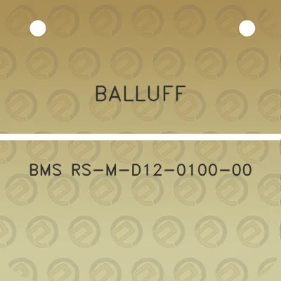 balluff-bms-rs-m-d12-0100-00