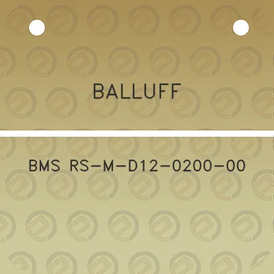 balluff-bms-rs-m-d12-0200-00