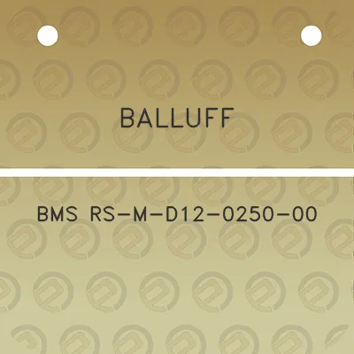 balluff-bms-rs-m-d12-0250-00