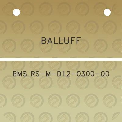 balluff-bms-rs-m-d12-0300-00