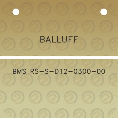 balluff-bms-rs-s-d12-0300-00