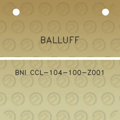 balluff-bni-ccl-104-100-z001