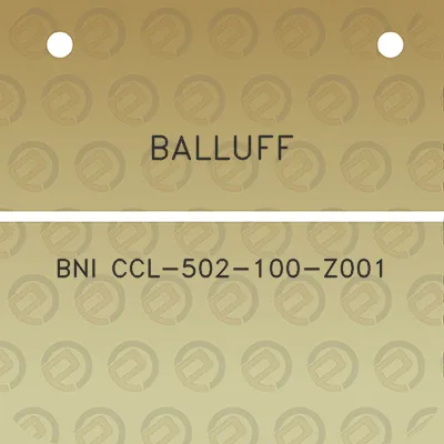 balluff-bni-ccl-502-100-z001