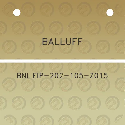 balluff-bni-eip-202-105-z015