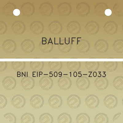 balluff-bni-eip-509-105-z033