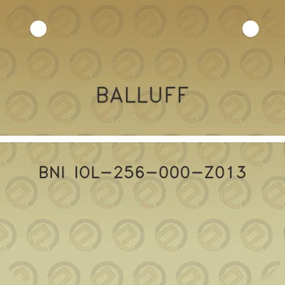 balluff-bni-iol-256-000-z013